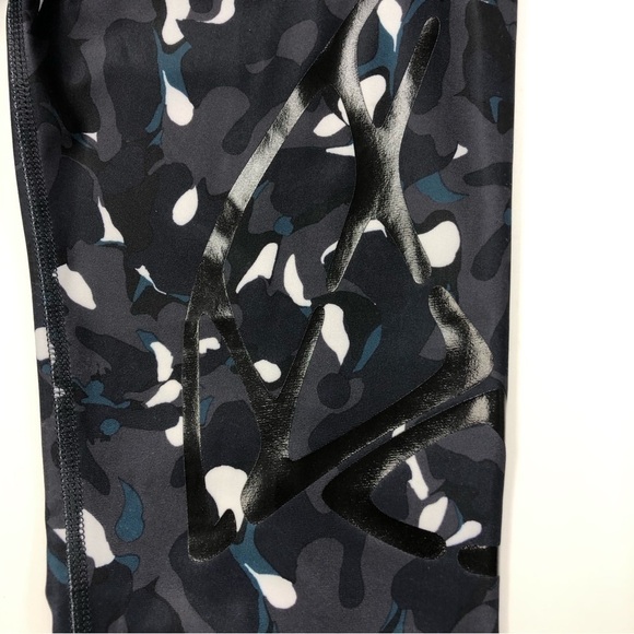 Stella McCartney x Adidas camo print/mesh yoga sport running pant legging Small - Picture 5 of 13